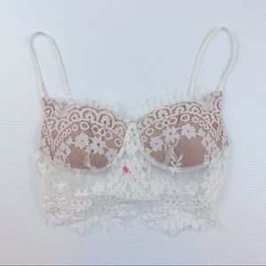 L’atiste By Amy White Lace Bralette (small)
